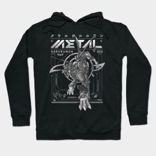 Metalgarurumon Digimon BW Hoodie